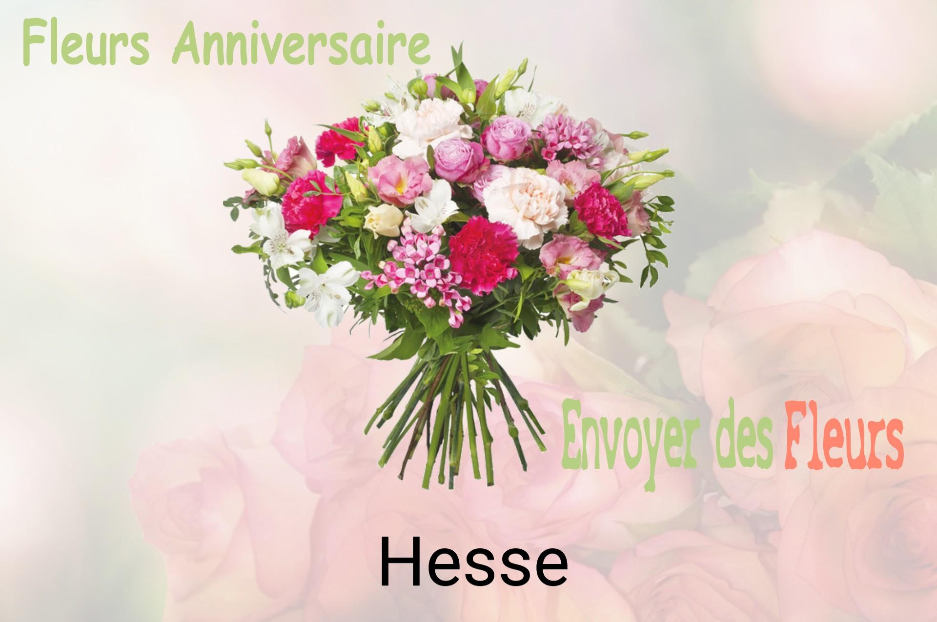 Bouquet de fleurs d’anniversaire livré à Hesse