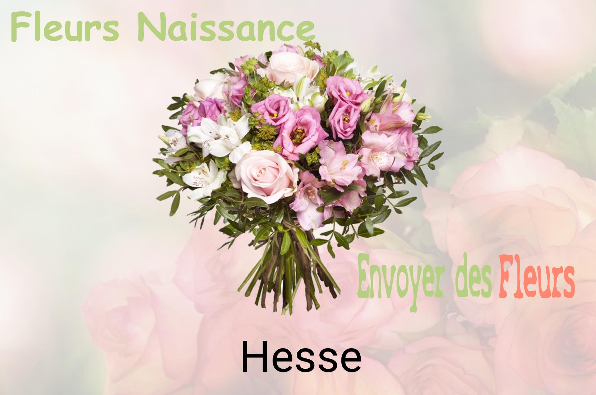 Bouquet de fleurs de naissance livré à Hesse
